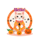 ほんわか猫ハロウィン（個別スタンプ：18）