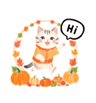 ほんわか猫ハロウィン（個別スタンプ：19）