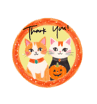 ほんわか猫ハロウィン（個別スタンプ：25）