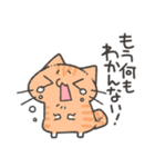 よくわかってないにゃんこスタンプ（個別スタンプ：34）