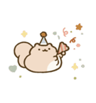 ぽちゃリスのスタンプ（個別スタンプ：33）