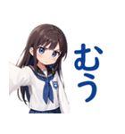 距離の近いかわいい女の子たちスタンプ（個別スタンプ：7）