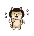 おかっぱ柴犬（個別スタンプ：24）