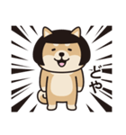 おかっぱ柴犬（個別スタンプ：33）