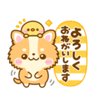 飛び出す♡わんこ大集合（個別スタンプ：4）