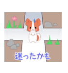 ちびパピヨン14【待ち合わせ】（個別スタンプ：10）