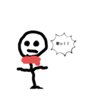 冬に使える棒人間スタンプ（個別スタンプ：2）