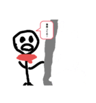 冬に使える棒人間スタンプ（個別スタンプ：4）