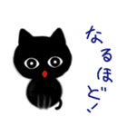 君も黒猫ちゃん（個別スタンプ：17）