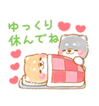 ▶飛び出す❤️溺愛カップルいやしばいぬ❤️（個別スタンプ：8）