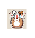 愛されキャラの感情豊かなスタンプ集6（個別スタンプ：1）