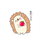 ハリネズミのお絵描き（個別スタンプ：12）