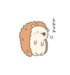 ハリネズミのお絵描き（個別スタンプ：17）