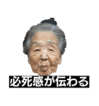 ⚫日本の老婆たち2 (おばぁちゃん/お年寄り（個別スタンプ：17）