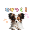 パピヨンの子犬スタンプ（個別スタンプ：26）