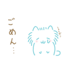 雪のような可愛い白ねこスタンプ（個別スタンプ：14）