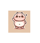 かわいくてユニークな仲間たち4（個別スタンプ：3）