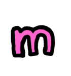 ともさんの、アルファベット【小文字】（個別スタンプ：13）