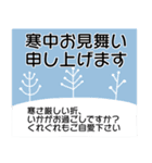 みんなの姉御！大人かわいい冬の挨拶（個別スタンプ：35）