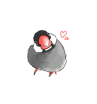 うちの文鳥はこんな感じ（個別スタンプ：19）