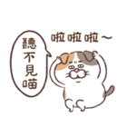 目付きの悪い猫【ねこ語2】台湾版（個別スタンプ：17）