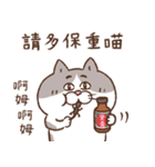 目付きの悪い猫【ねこ語2】台湾版（個別スタンプ：34）