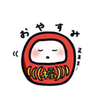 だる1 赤だるま（個別スタンプ：15）