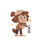 かわいいオスのワンちゃん【犬】（個別スタンプ：8）