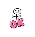 棒人間スタンプ☆.（個別スタンプ：5）