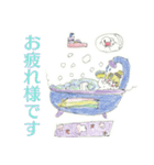 くもきゅんとメルシーのかわいいスタンプ（個別スタンプ：4）