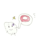 くもきゅんとメルシーのかわいいスタンプ（個別スタンプ：19）
