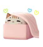 ぽっちゃり猫♡アレンジに使える（個別スタンプ：32）