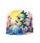 幻獣 34 ベビードラゴン（個別スタンプ：16）