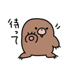 もぐらくんとミミズくんの日常（個別スタンプ：9）