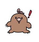 もぐらくんとミミズくんの日常（個別スタンプ：11）