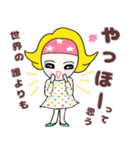 カラフルヘアバンドタエコの喜怒哀愛（個別スタンプ：6）