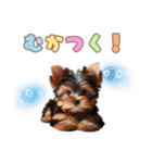 ヨークシャーテリアの子犬スタンプ（個別スタンプ：38）