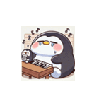 がんばり屋ペンギンのピアノチャレンジ！5（個別スタンプ：7）