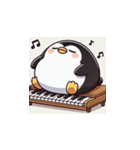 がんばり屋ペンギンのピアノチャレンジ！5（個別スタンプ：15）