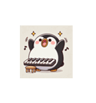 がんばり屋ペンギンのピアノチャレンジ！5（個別スタンプ：24）