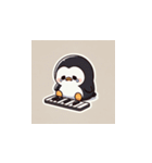がんばり屋ペンギンのピアノチャレンジ！2（個別スタンプ：2）