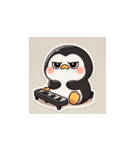 がんばり屋ペンギンのピアノチャレンジ！2（個別スタンプ：6）