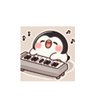 がんばり屋ペンギンのピアノチャレンジ！2（個別スタンプ：8）