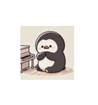 がんばり屋ペンギンのピアノチャレンジ！2（個別スタンプ：11）