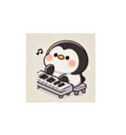 がんばり屋ペンギンのピアノチャレンジ！2（個別スタンプ：12）