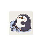 がんばり屋ペンギンのピアノチャレンジ！2（個別スタンプ：13）