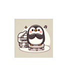 がんばり屋ペンギンのピアノチャレンジ！2（個別スタンプ：16）