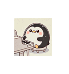 がんばり屋ペンギンのピアノチャレンジ！2（個別スタンプ：17）