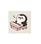 がんばり屋ペンギンのピアノチャレンジ！2（個別スタンプ：18）