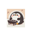 がんばり屋ペンギンのピアノチャレンジ！2（個別スタンプ：19）